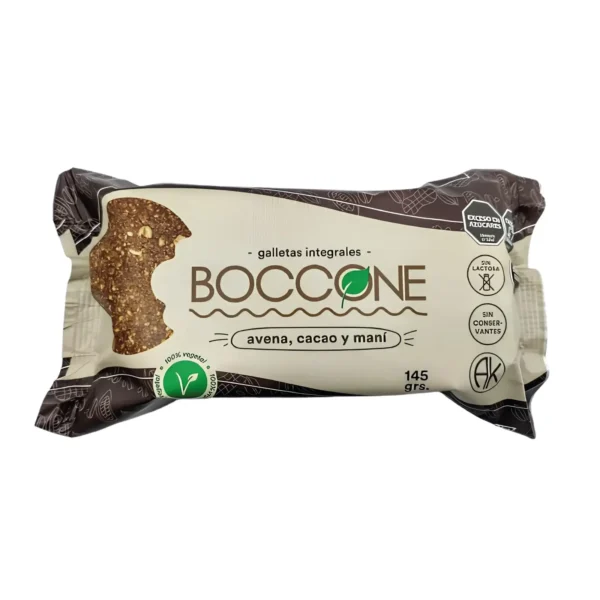 Cookies de avena, cacao y maní