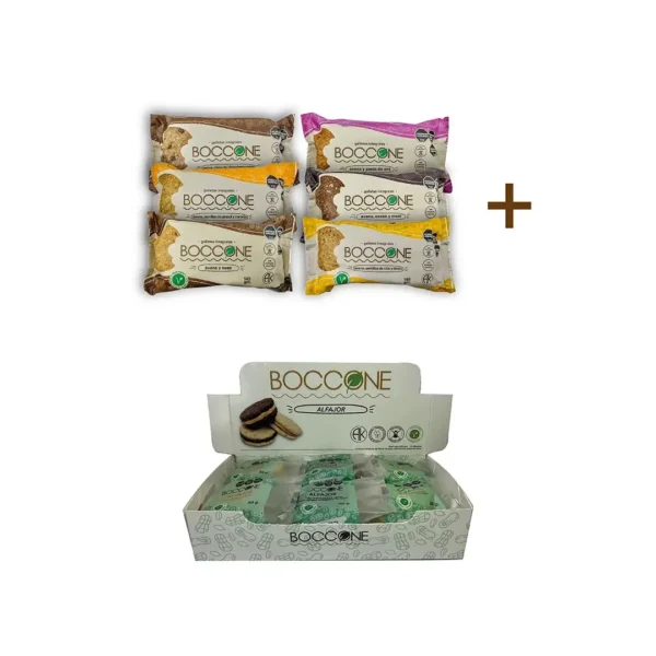 6 COOKIES 145GR SURTIDAS + 1 DOCENA DE ALFAJORES SURTIDOS