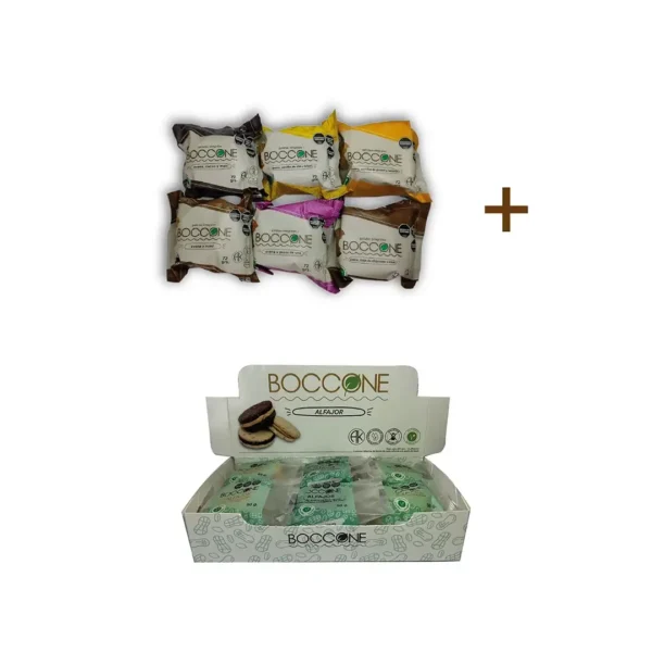 6 COOKIES X 72GR SURTIDAS +1 DOCENA DE ALFAJORES SURTIDOS