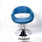 Sillón Cesena Hidráulico para Peluquería y Barbería – Color Azul - Imagen 2