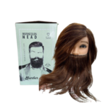 Cabeza Maniquí de Formación Barber Line 100% pelo natural