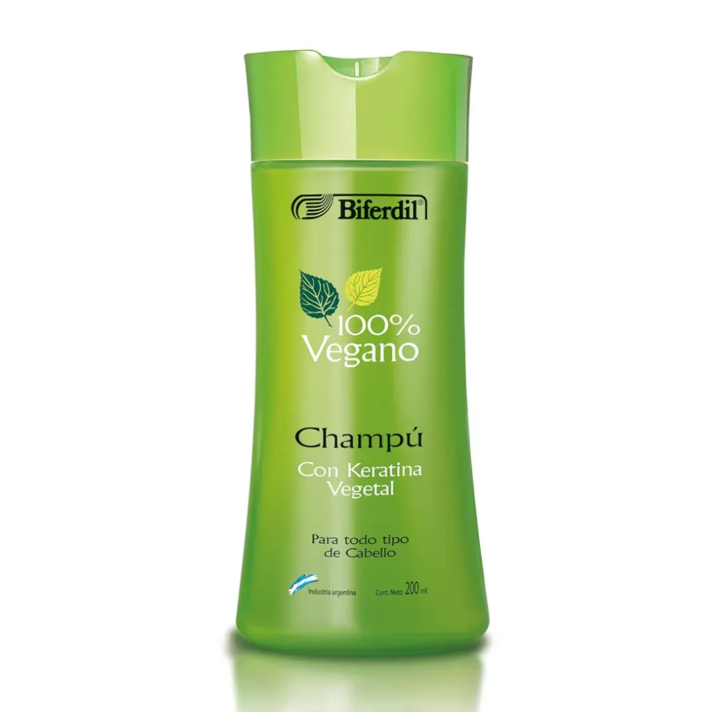 champu__vegano__keratina__biferdil.webp Champú 100% Vegano x 200 ml - Imagen 1